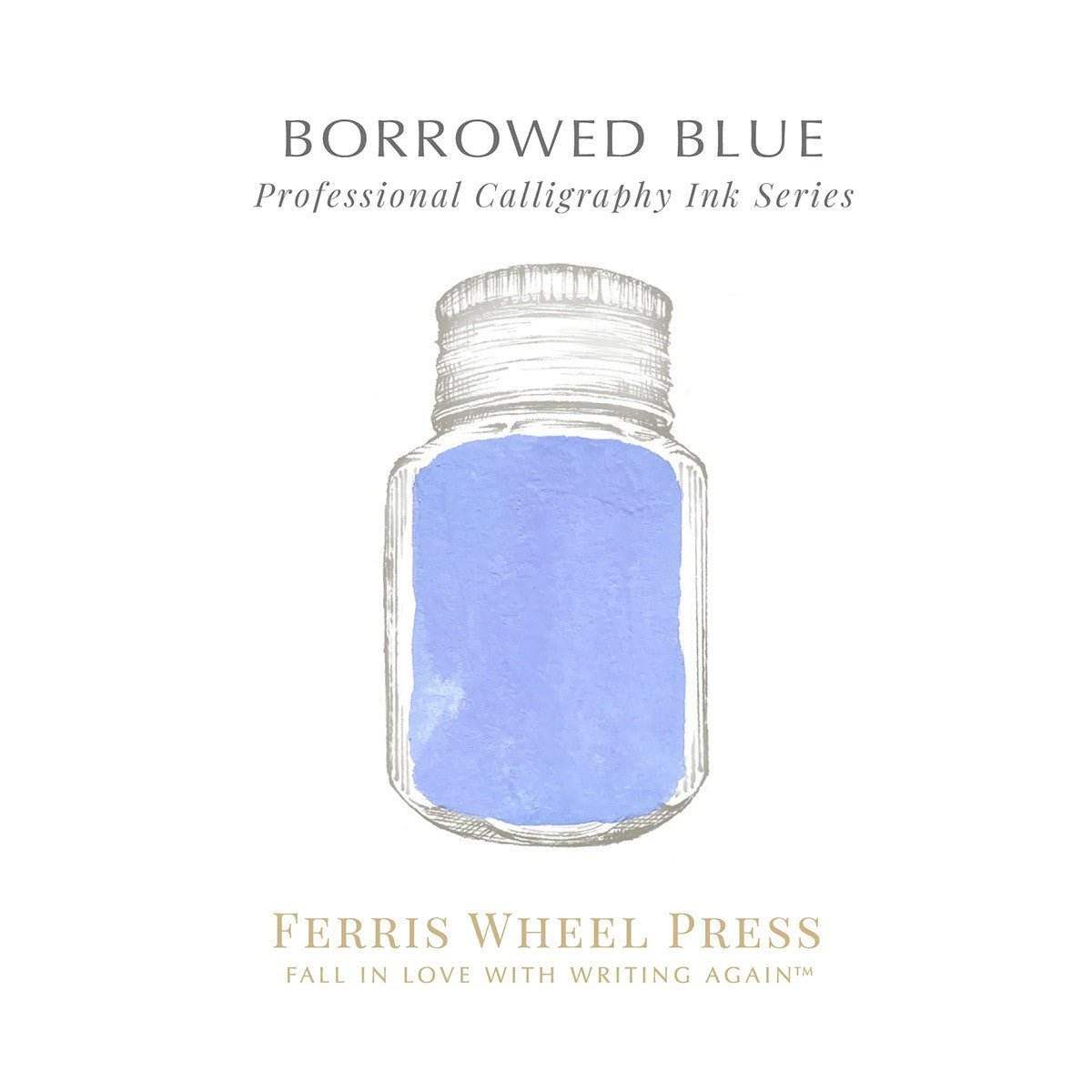 Ferris Wheel Press Calligraphy Inkt 28ml - Borrowed Blue - 24Papershop