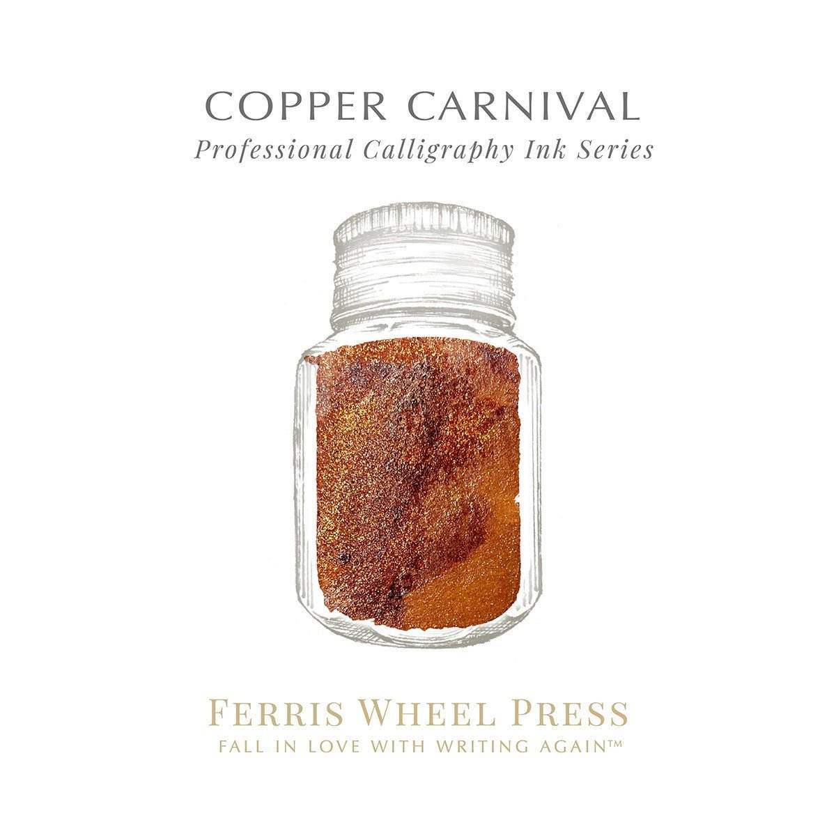 Ferris Wheel Press Calligraphy Inkt 28ml - Copper Carnival - 24Papershop