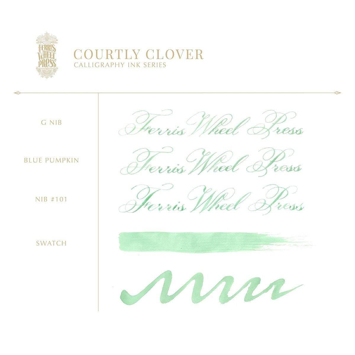 Ferris Wheel Press Calligraphy Inkt 28ml - Courtly Clover - 24Papershop