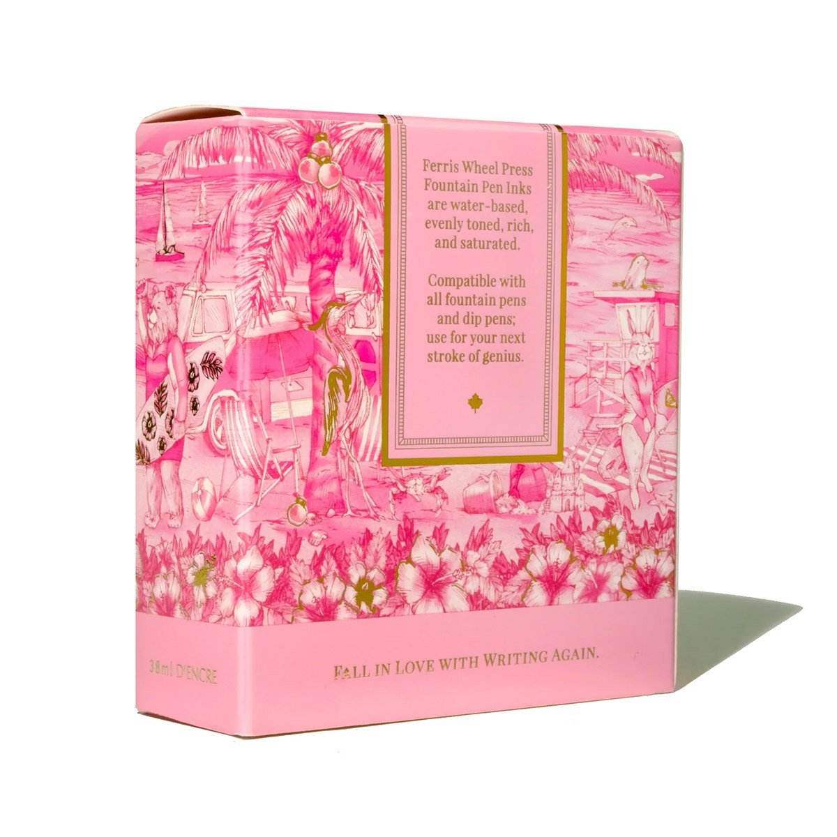 Ferris Wheel Press Inkt 38ml - Malibu Blush - 24Papershop