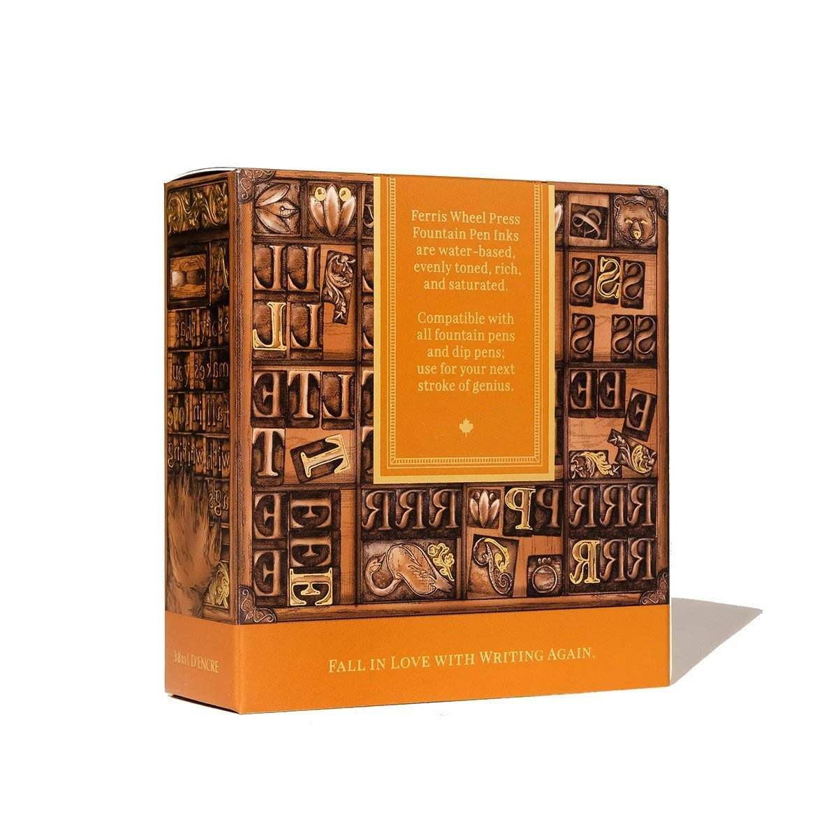 Ferris Wheel Press Inkt 38ml - Russet Typecase - 24Papershop