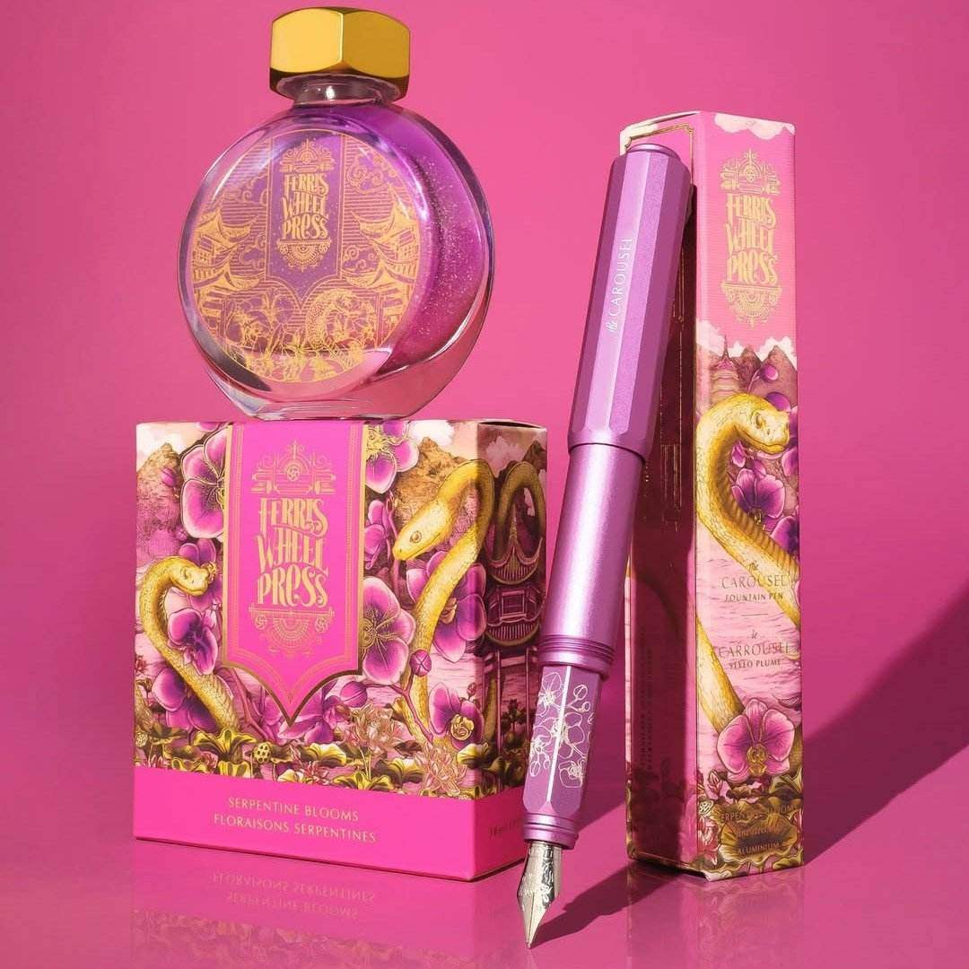 Ferris Wheel Press Inkt 38ml - Serpentine Blooms - 24Papershop