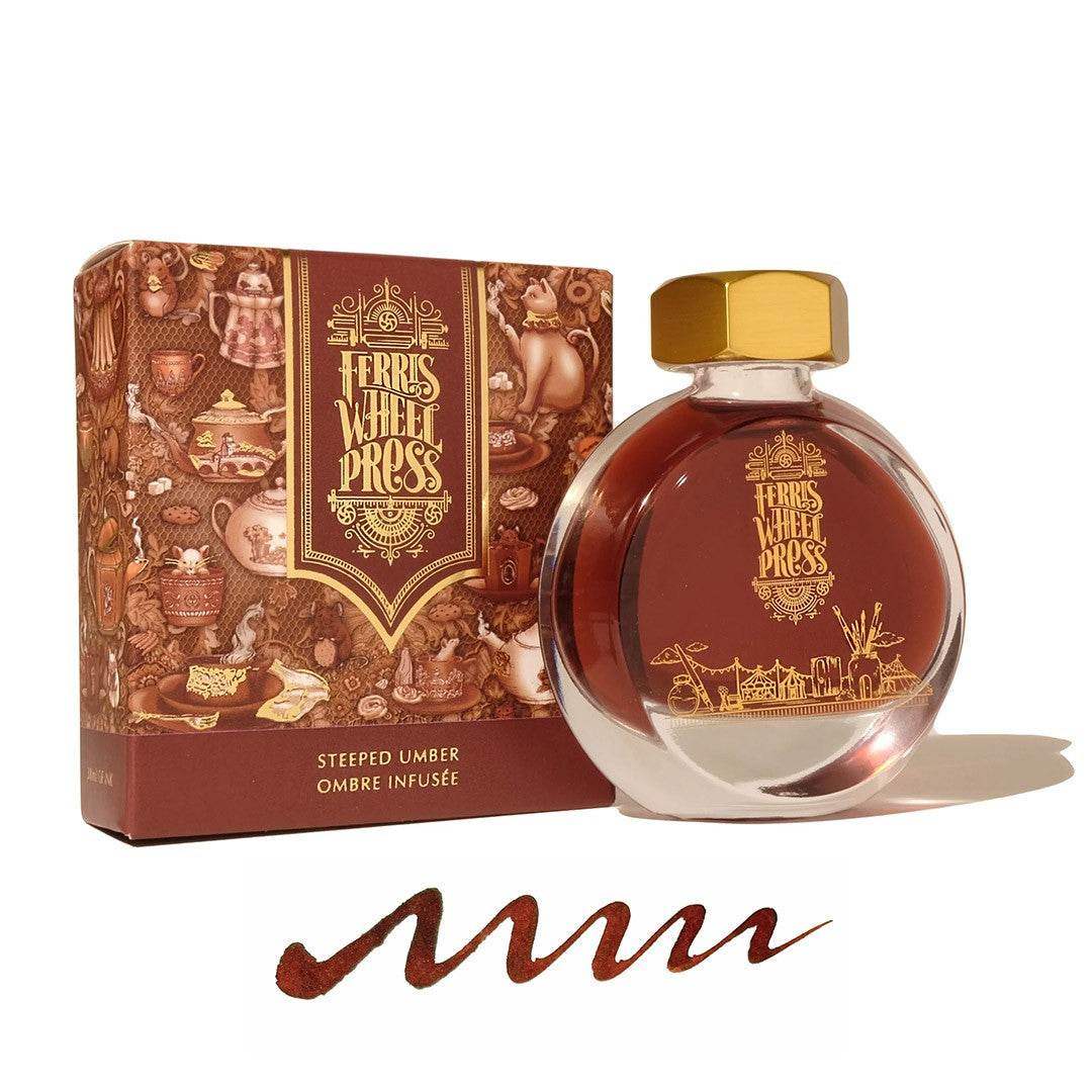 Ferris Wheel Press Inkt 38ml - Steeped Umber - 24Papershop
