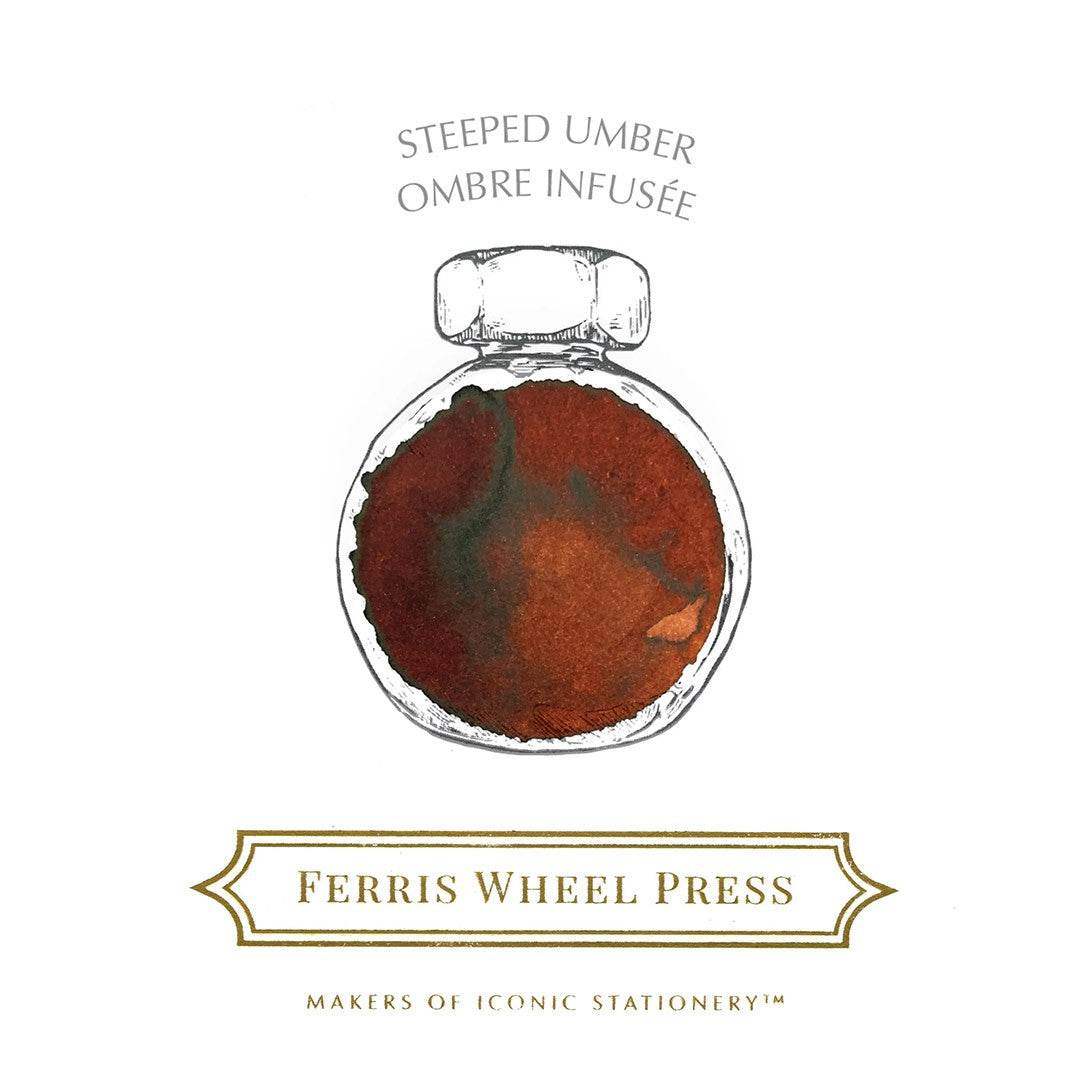 Ferris Wheel Press Inkt 38ml - Steeped Umber - 24Papershop