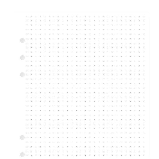 Filofax Clipbook & Organiser Navulling A5 - Dotted - 24Papershop