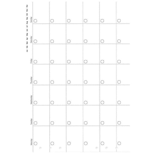 Filofax Clipbook & Organiser Navulling A5 - Maandplanner - 24Papershop