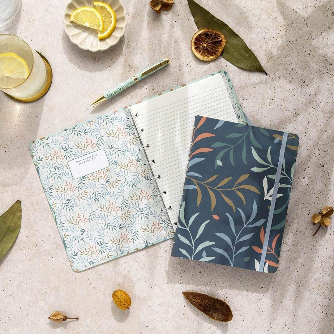 Filofax Hervulbare Notitieboek A5 Botanical Mint - 24Papershop