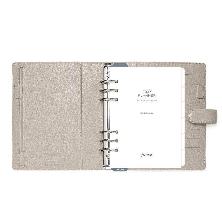 Filofax Organiser A5 Norfolk - Taupe - 24Papershop