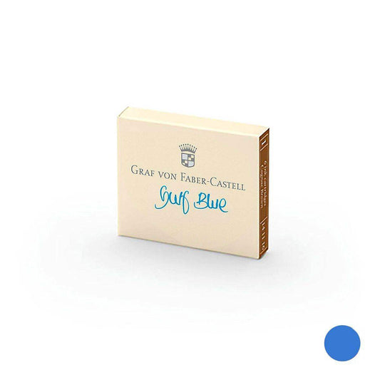 Graf Von Faber-Castell Inktcartridge - Gulf Blue - 24Papershop