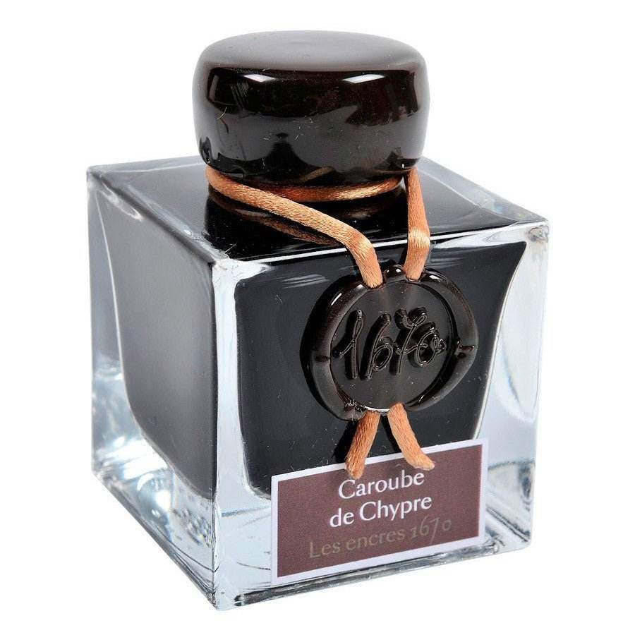J. Herbin 1670 inktpot - Caroube de Chypre - 24Papershop