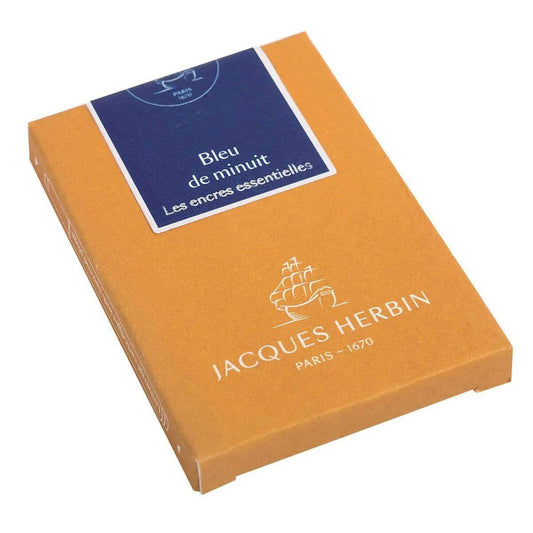 J. Herbin Inktcartridges Essential - Bleu de Minuit - 24Papershop