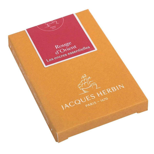 J. Herbin Inktcartridges Essential - Rouge d'Orient - 24Papershop