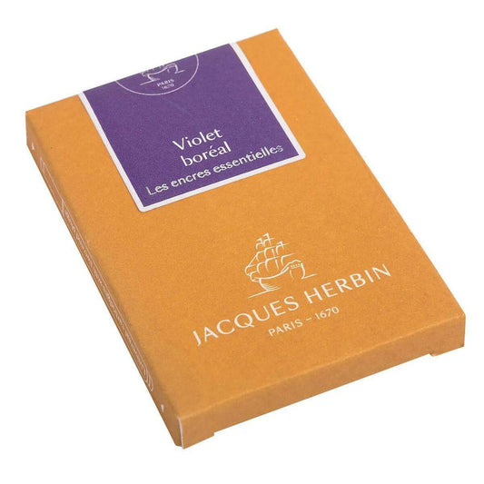 J. Herbin Inktcartridges Essential - Violet Boreal - 24Papershop