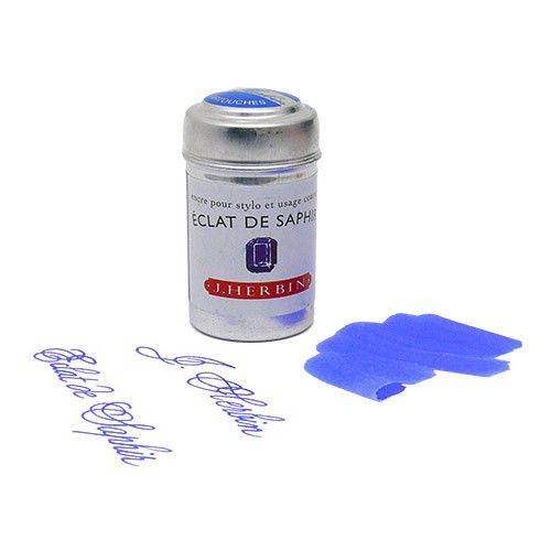 J. Herbin inktpatronen (6 stuks) - Eclat de Saphir - 24Papershop