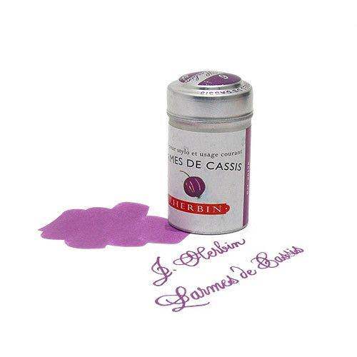 J. Herbin inktpatronen (6 stuks) - Larme de Cassis - 24Papershop