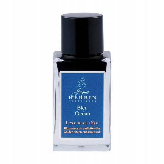 J. Herbin Inktpot 15ml - 1670 - Blue Ocean - 24Papershop