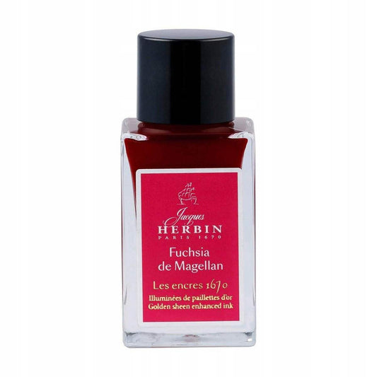 J. Herbin Inktpot 15ml - 1670 - Fuchsia de Magellan - 24Papershop