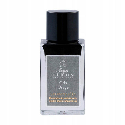 J. Herbin Inktpot 15ml - 1670 - Gris Orage - 24Papershop