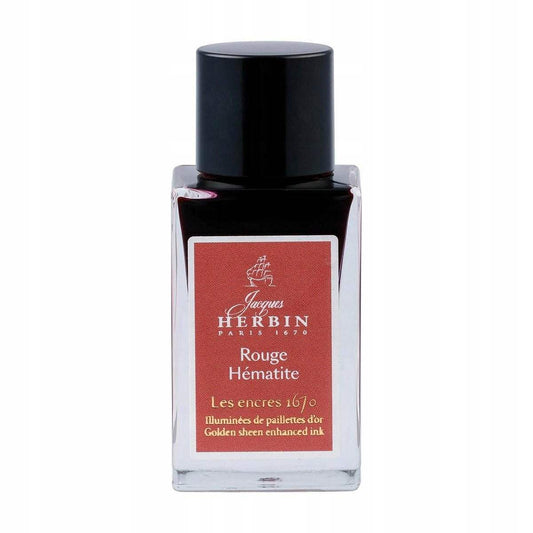 J. Herbin Inktpot 15ml - 1670 - Rouge Hématite - 24Papershop