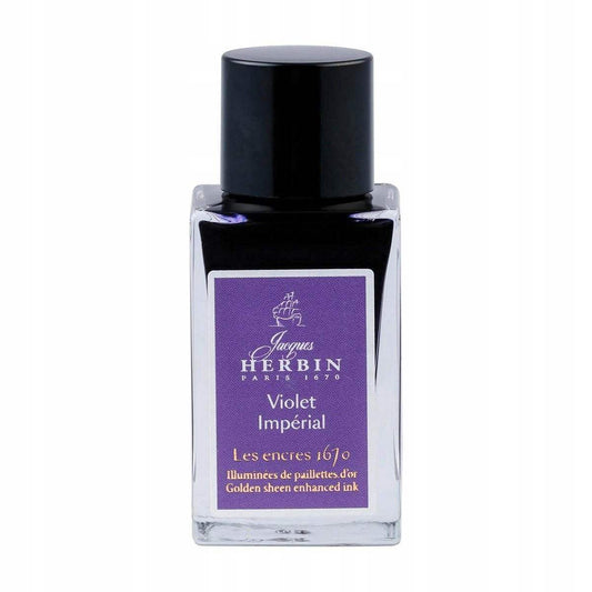 J. Herbin Inktpot 15ml - 1670 - Violet Impérial - 24Papershop