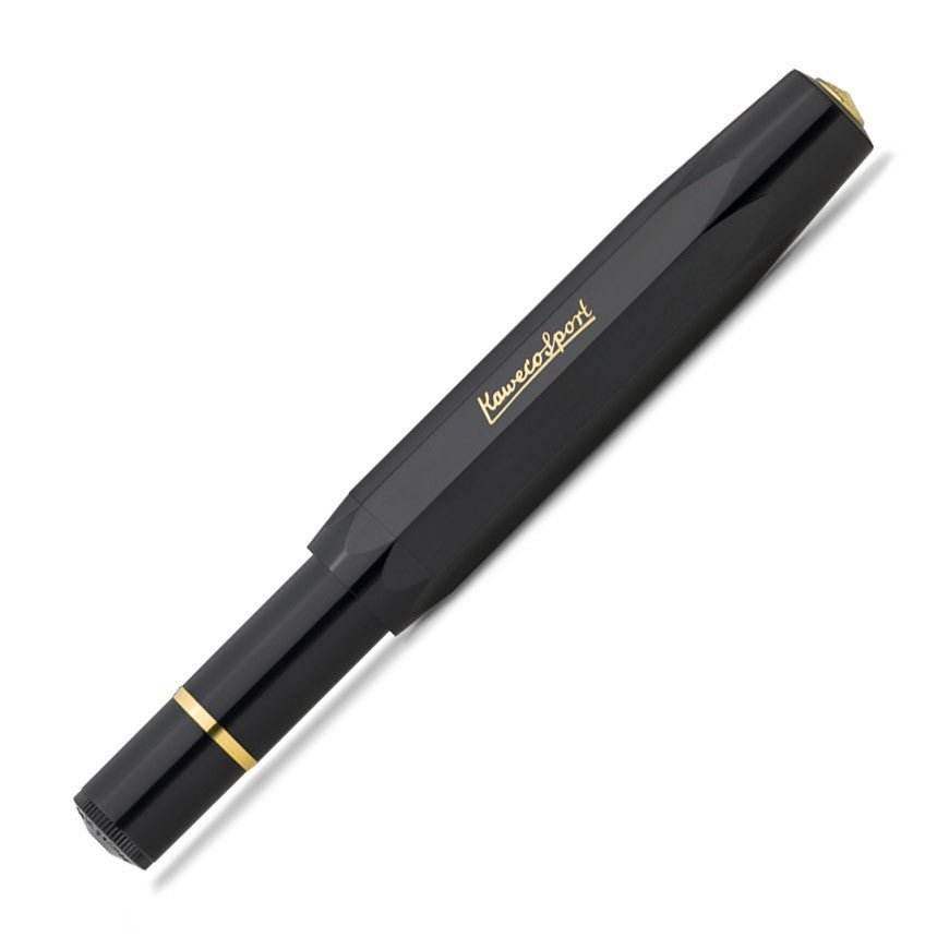 Kaweco Sport Piston Vulpen Black - 24Papershop
