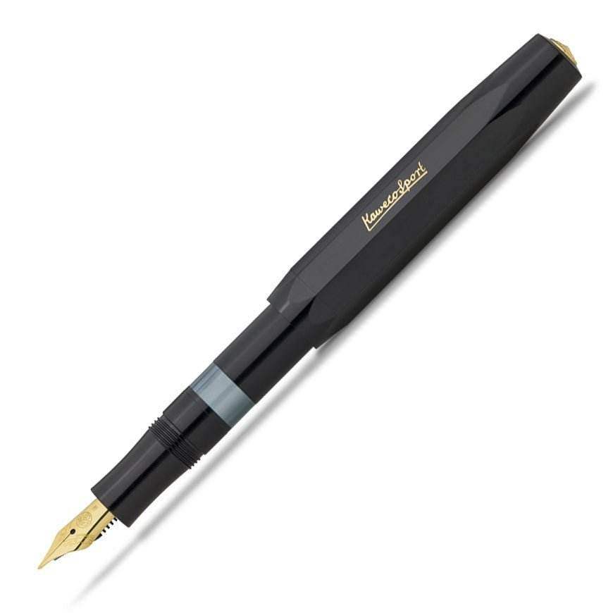 Kaweco Sport Piston Vulpen Black - 24Papershop