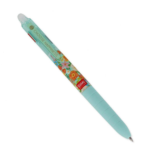 Legami 3-colour Erasable Pen - Flowers - 24Papershop