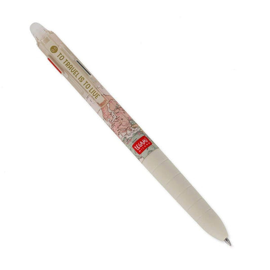 Legami 3-colour Erasable Pen - Travel - 24Papershop