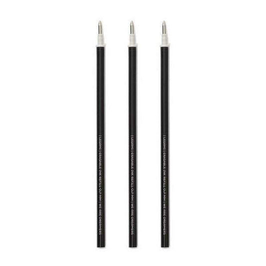 Legami Erasable Pen Navulling - Black - 24Papershop