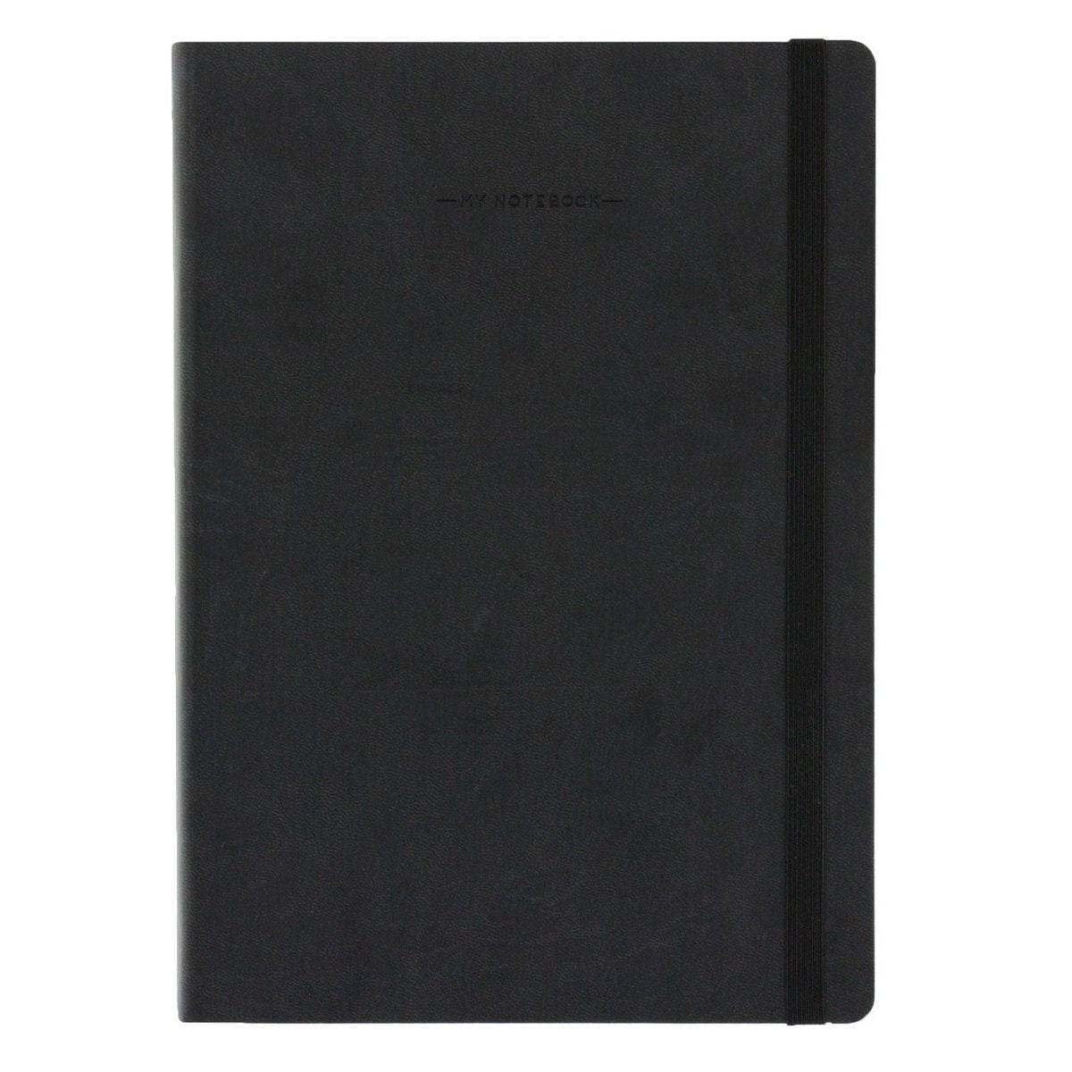 Legami My Notebook Large Zwart - Ongelinieerd - 24Papershop