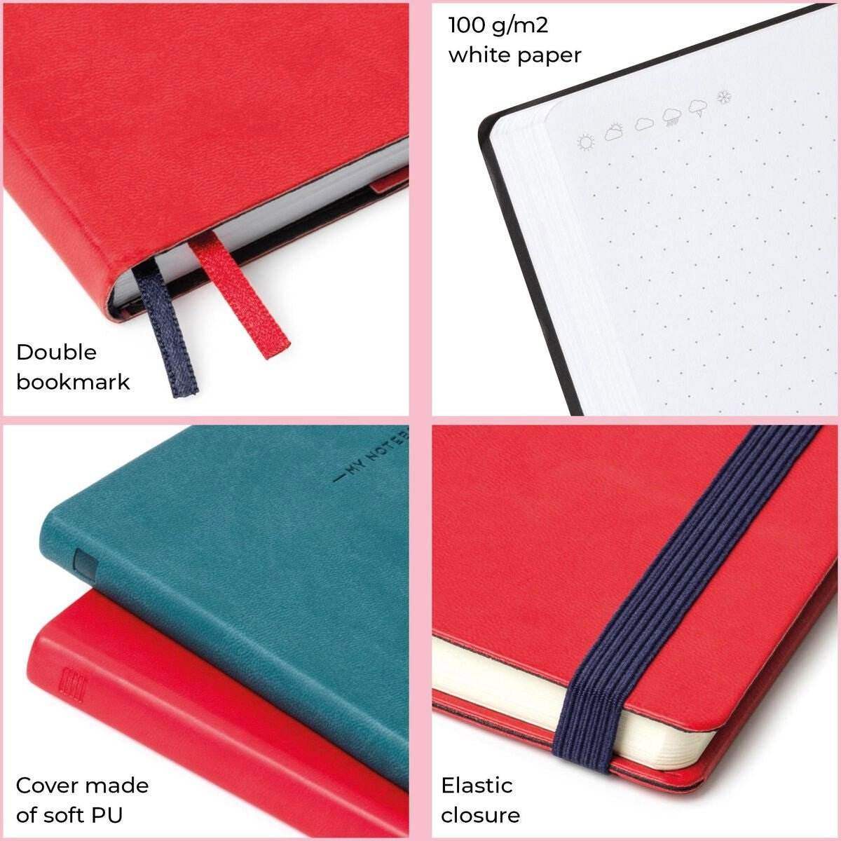 Legami My Notebook Medium Galactic Blue - Dotted - 24Papershop