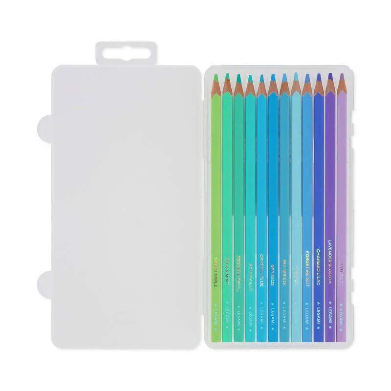 Legami Set van 12 Kleurpotloden - Ocean - 24Papershop