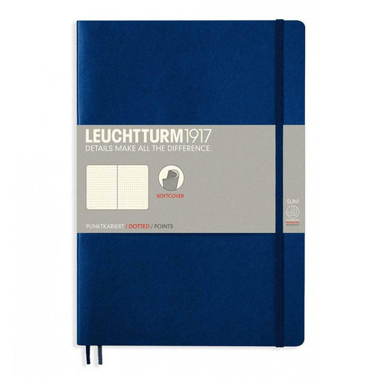 Leuchtturm1917 Composition B5 Notitieboek Navy - Dotted - 24Papershop
