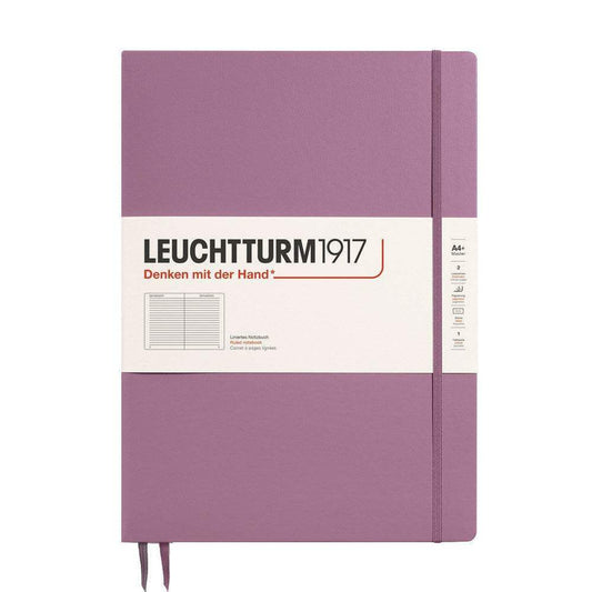 Leuchtturm1917 Master Slim A4+ Notitieboek Dusty Rose - Gelinieerd - 24Papershop
