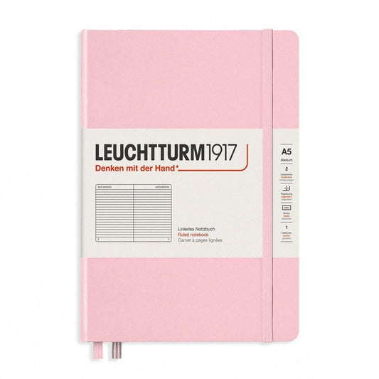 Leuchtturm1917 Medium A5 Notitieboek Muted Colours Powder - Gelinieerd - 24Papershop