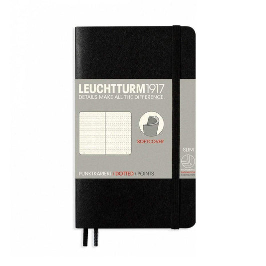 Leuchtturm1917 Pocket A6 Notitieboek Black - Dotted - 24Papershop