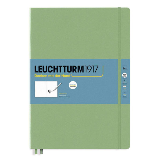 Leuchtturm1917 Sketchbook A4+ Master - 150 grams Sage - 24Papershop