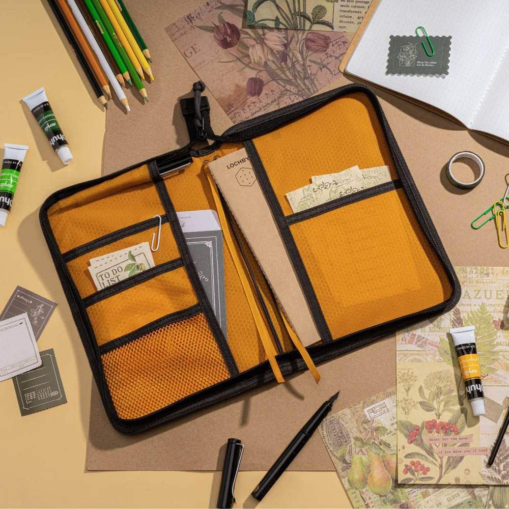 Lochby Field Folio A5 - Charcoal Gold - 24Papershop