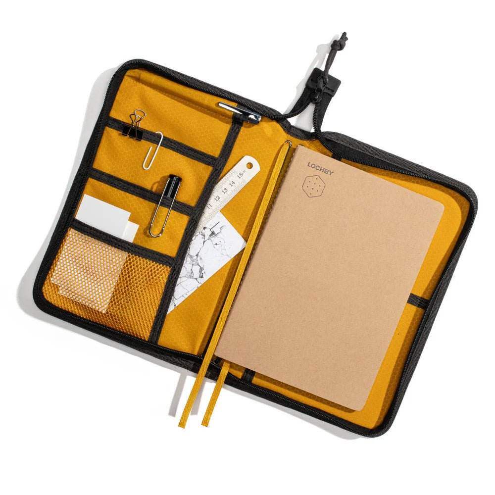 Lochby Field Folio A5 - Charcoal Gold - 24Papershop