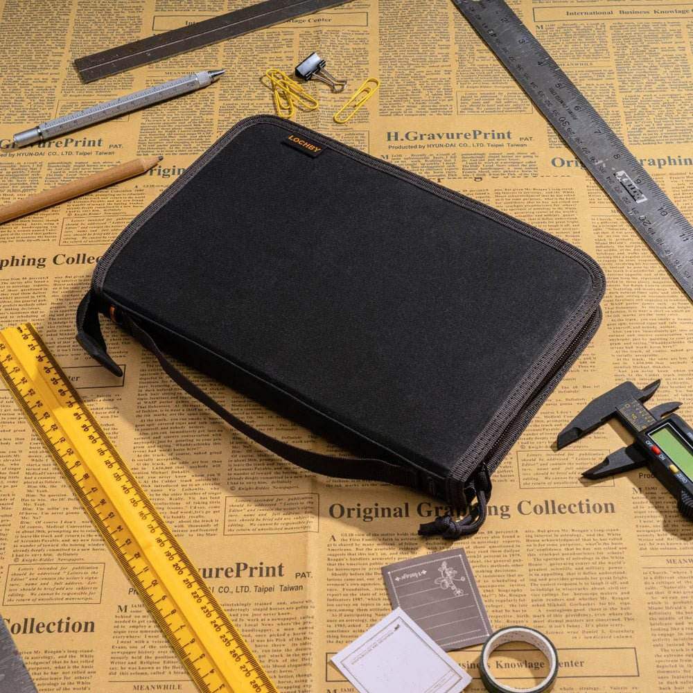 Lochby Field Folio A5 - Charcoal Gold - 24Papershop