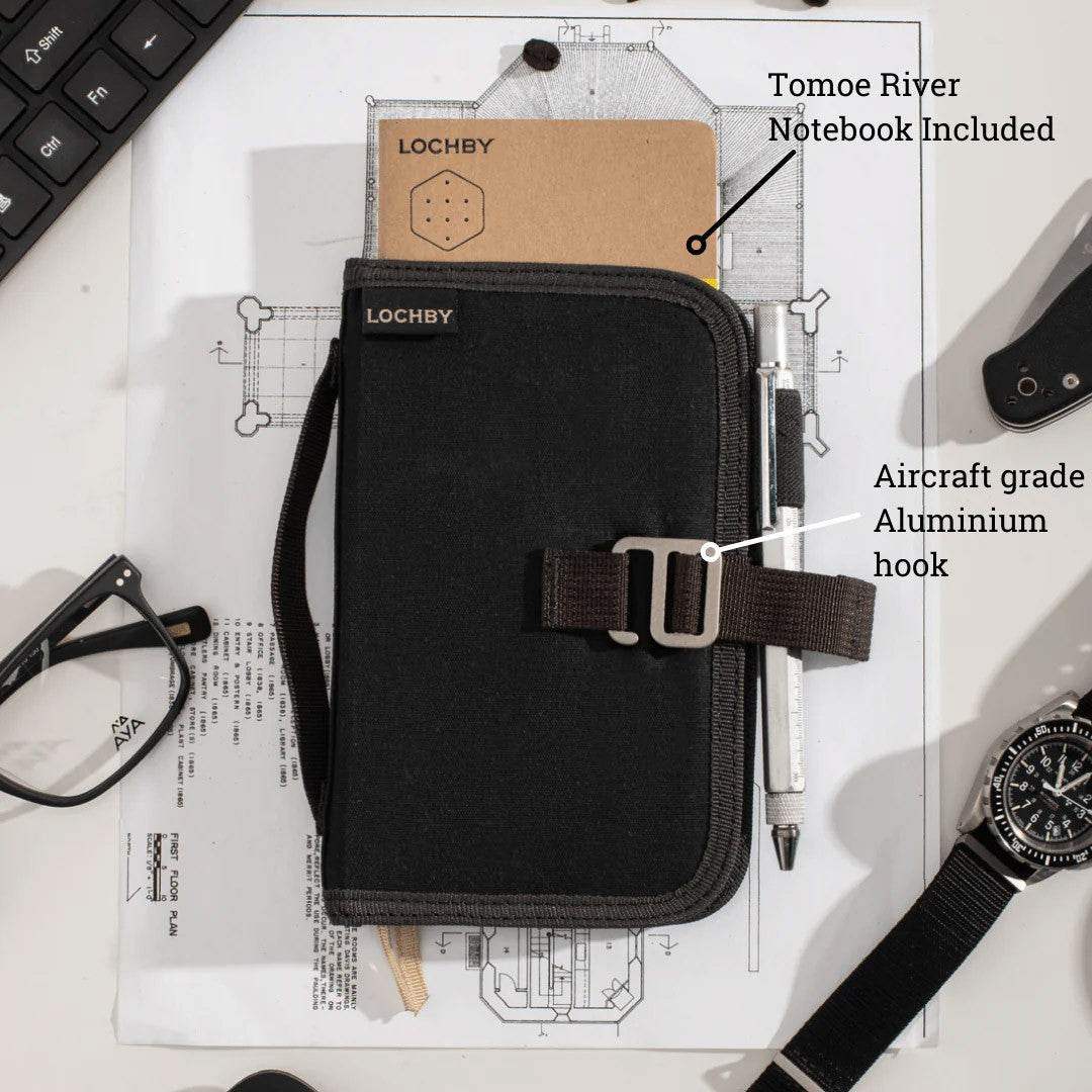 Lochby Field Journal Mini - Black - 24Papershop