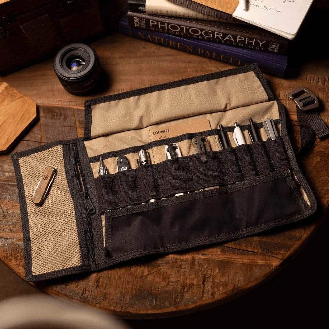 Lochby Tool Roll Etui - Black - 24Papershop