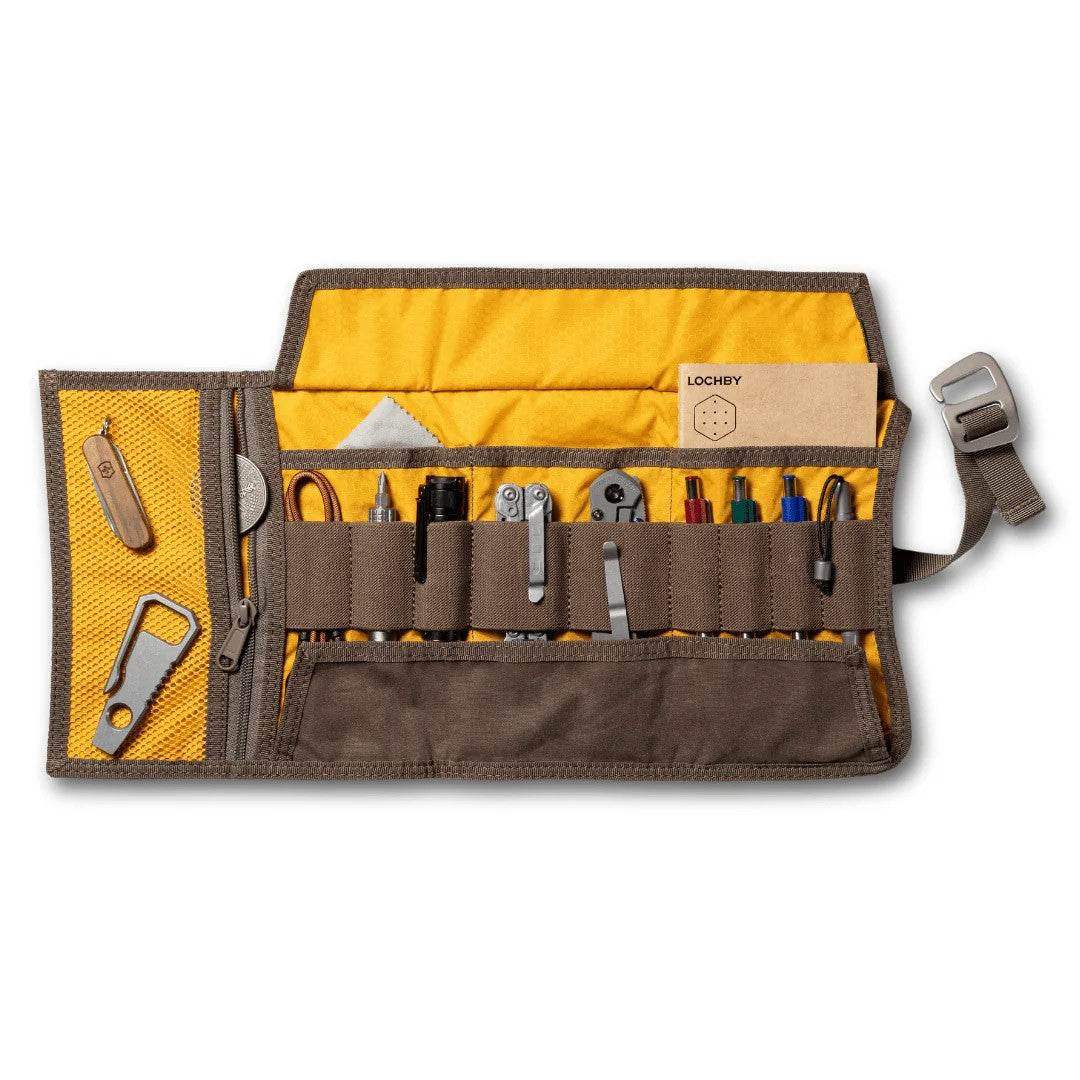 Lochby Tool Roll Etui - Brown - 24Papershop