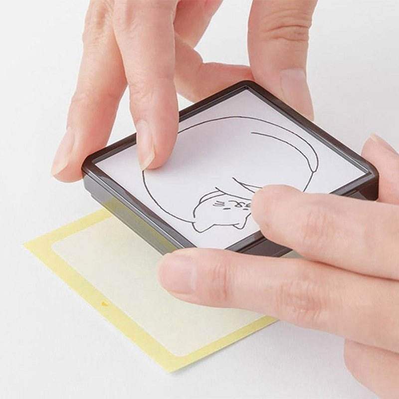 Midori Stickers Book for Pre-inked Stamp Natural Colors - 24Papershop