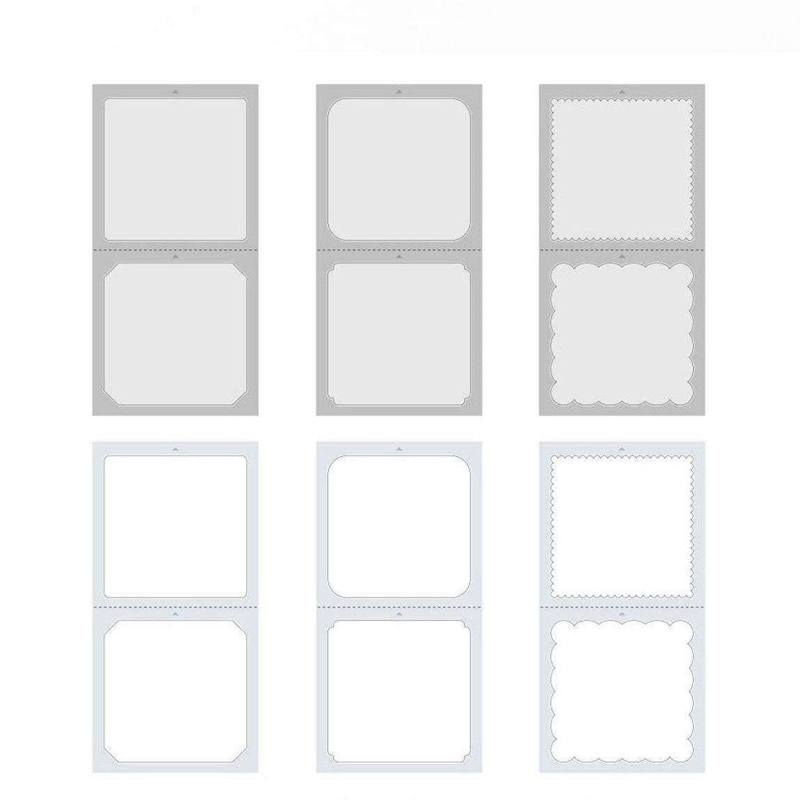 Midori Stickers Book for Pre-inked Stamp Natural Colors - 24Papershop