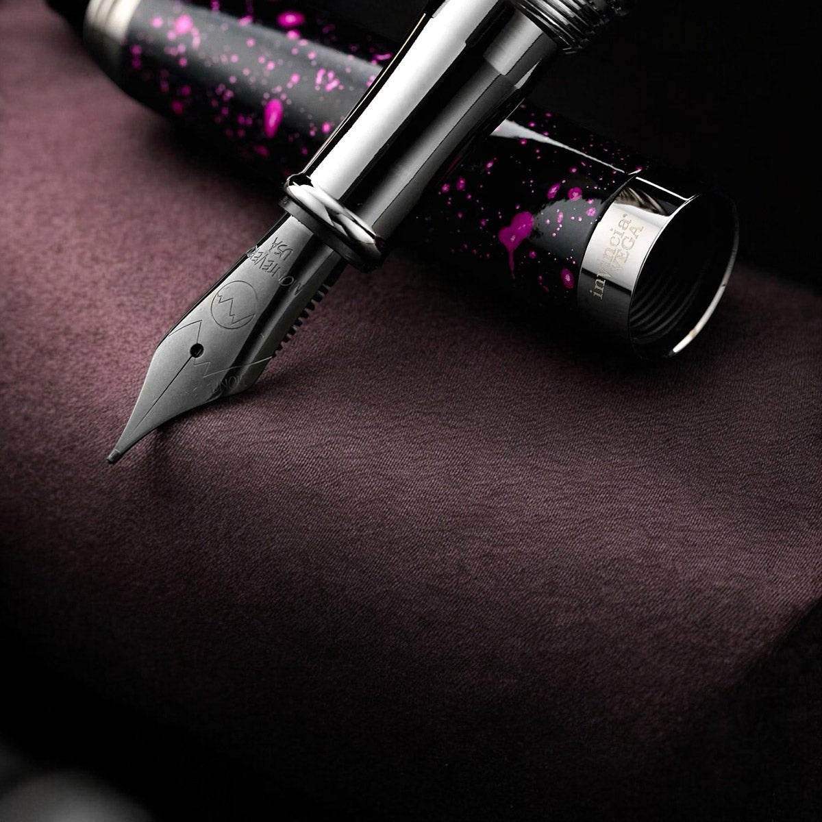 Monteverde Invincia Vega Starlight Purple Fountain Pen - 24Papershop
