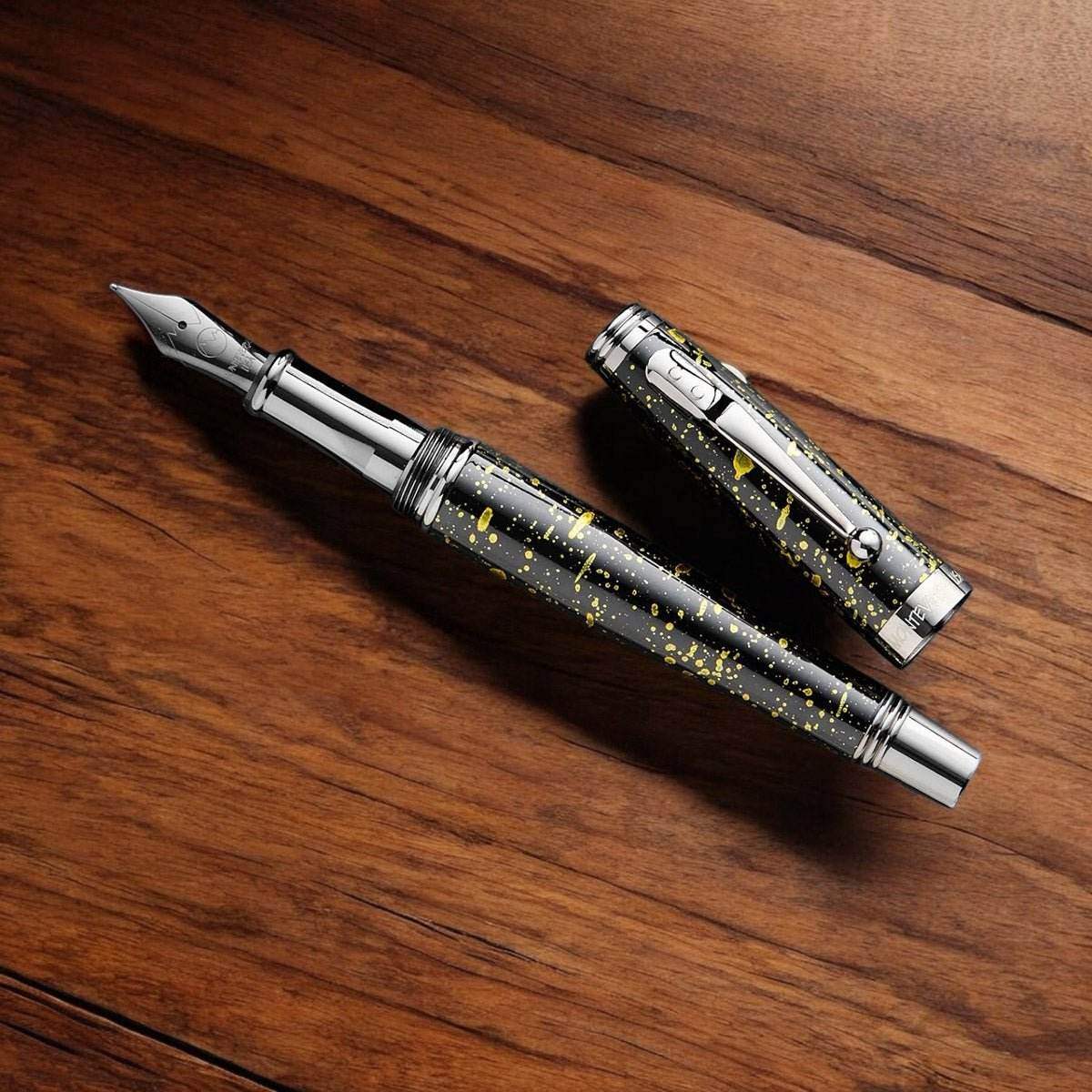 Monteverde Invincia Vega Starlight Yellow Fountain Pen - 24Papershop