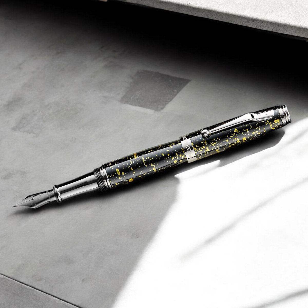 Monteverde Invincia Vega Starlight Yellow Fountain Pen - 24Papershop