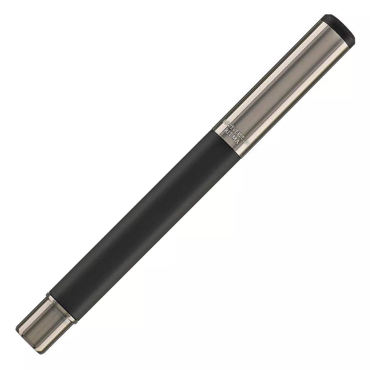 Monteverde Ritma Gala Convertible Pocket Neck Vulpen - Black - 24Papershop