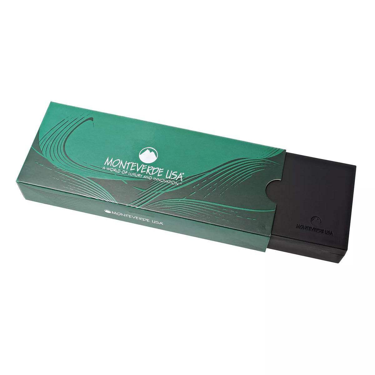 Monteverde Ritma Gala Convertible Pocket Neck Vulpen - Black - 24Papershop
